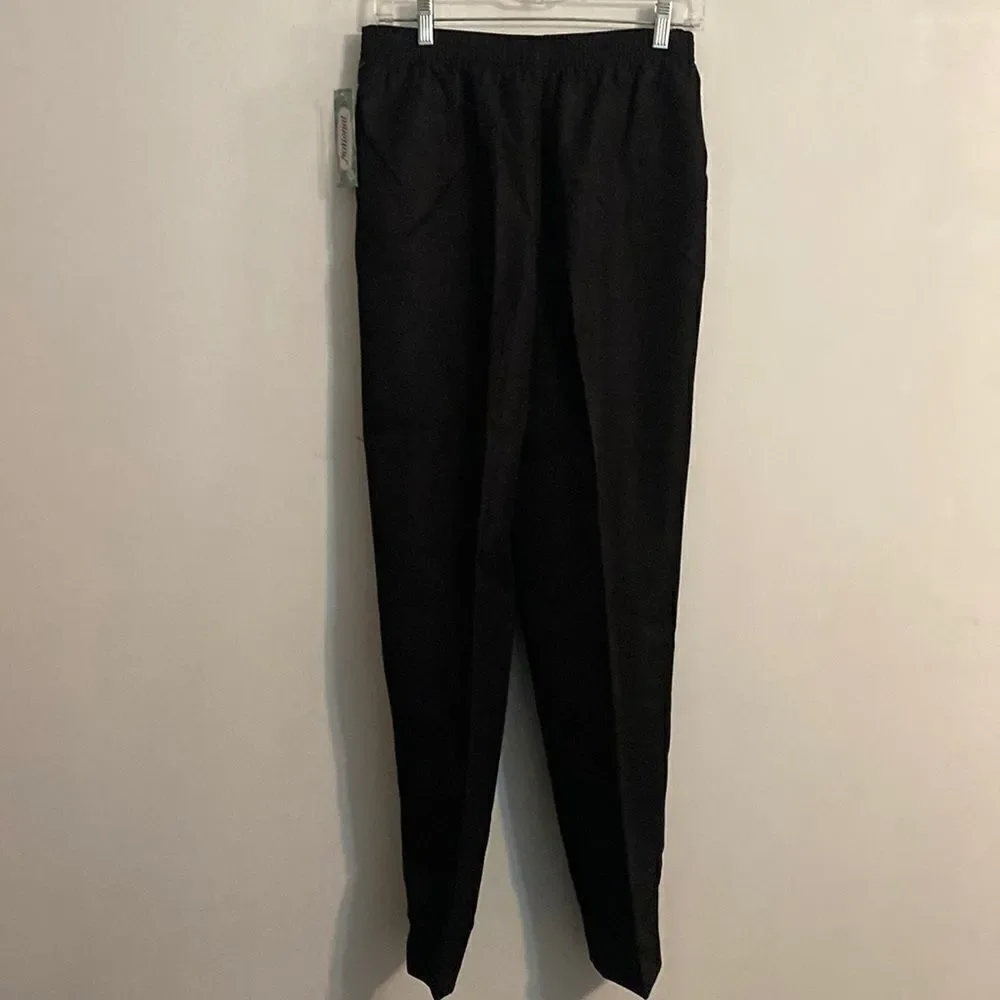4/$25 National Black elastic waist with front pocket pants, size 12 - Picture 2 of 3